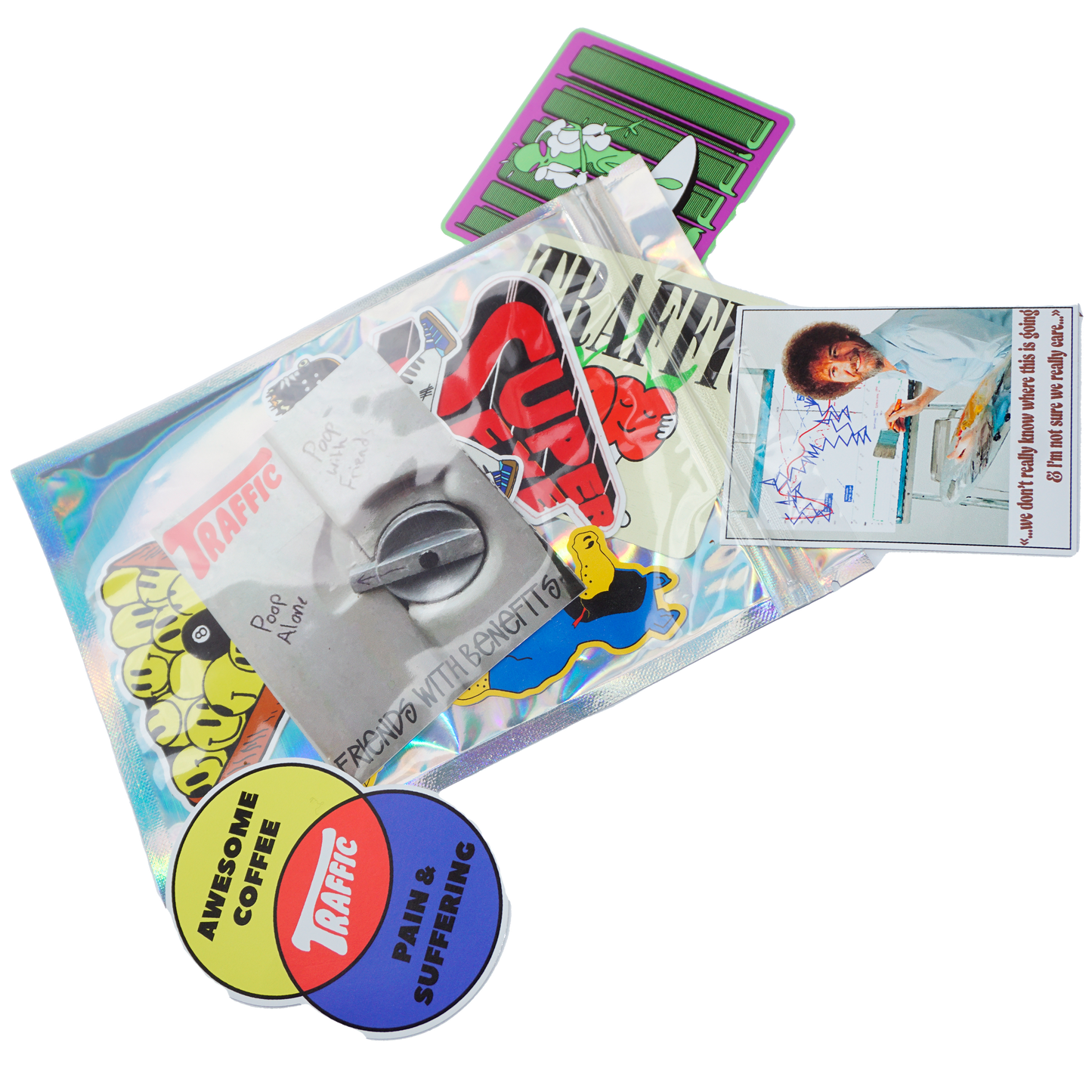 Big pack of premium-quality stickers